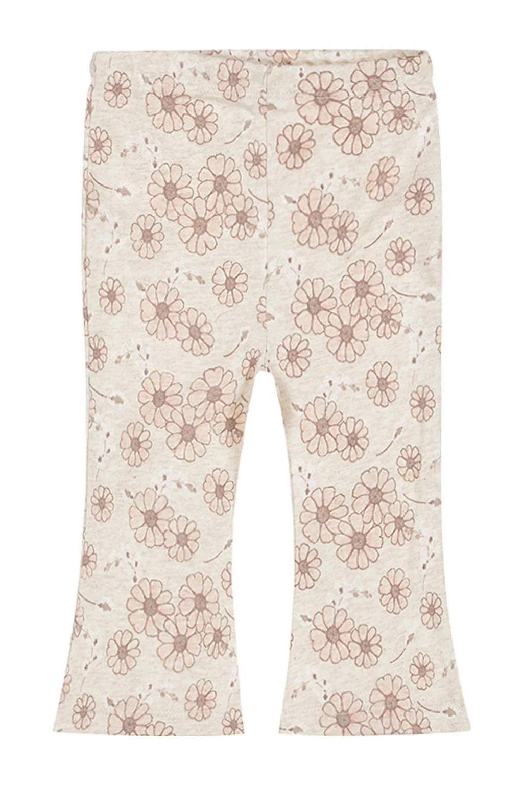 Dirkje flared broek beige