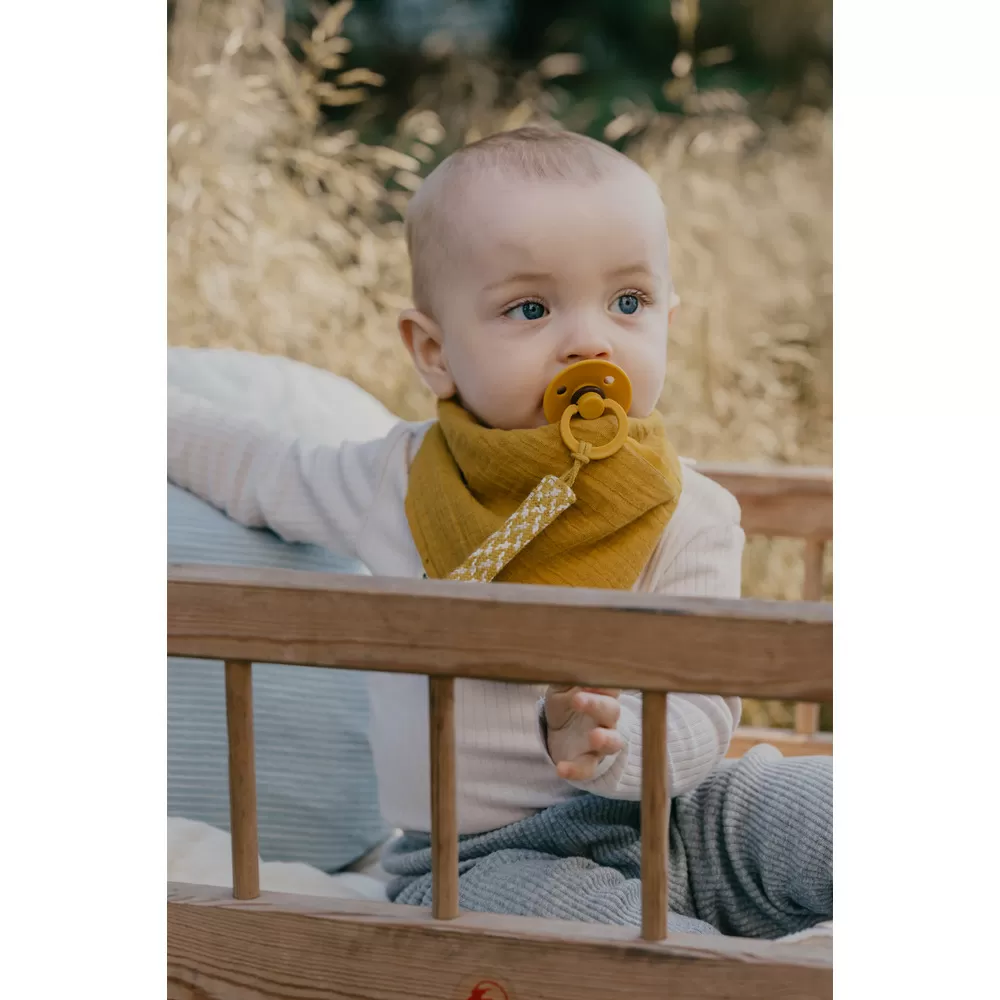 BIBS Pacifier Braid - Violet Sky/Mauve