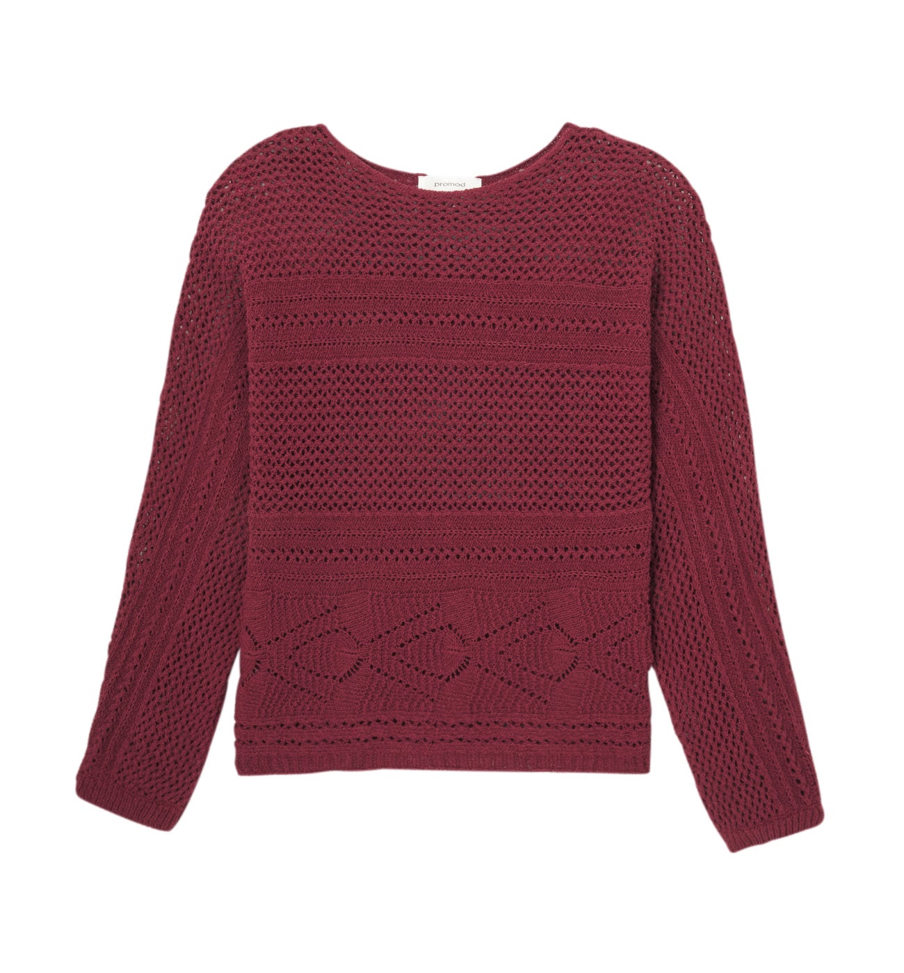 Pull ajouré Femme - Terre de sienne
