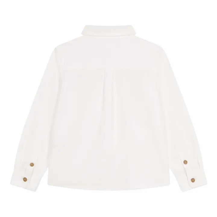 Petit Bateau Chemise Moda Toile Piquée | Blanc