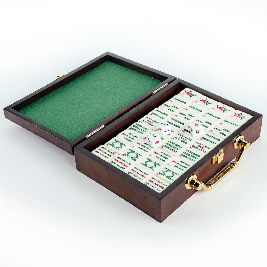Petit Mahjong - Boite Bois