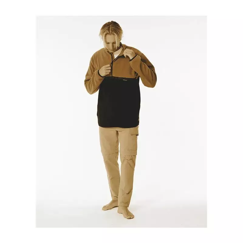 Sweat RIPCURL Journey Polar Fleece Crew Black
