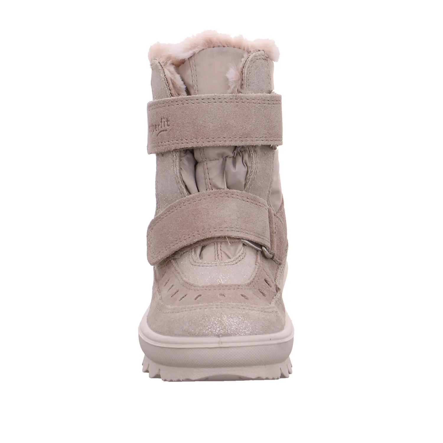 SUPERFIT Kleinkinder-Winterstiefel Beige Textil  Mädchen Winterstiefel