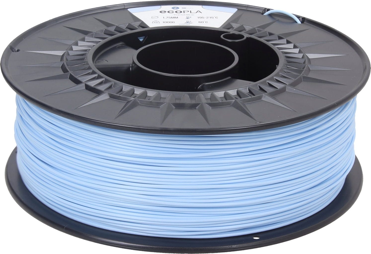 3DJAKE  ecoPLA Pastellblau, 1,75 mm / 1000 g    Allround PLA Filament zu einem unschlagbaren Preis in Pastellblau