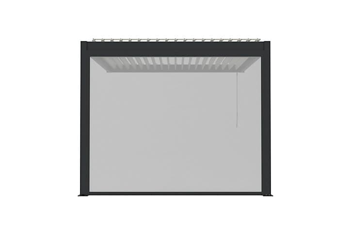 Store façade pour pergola Cameo gris l. 2,88m