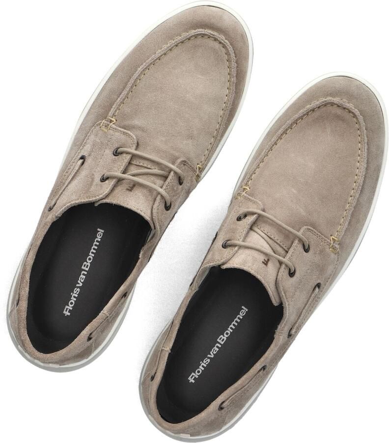 FLORIS VAN BOMMEL Veterschoenen Heren Sfm-10208 De Booter Maat: 41⅓ Materiaal: Suède Kleur: Taupe