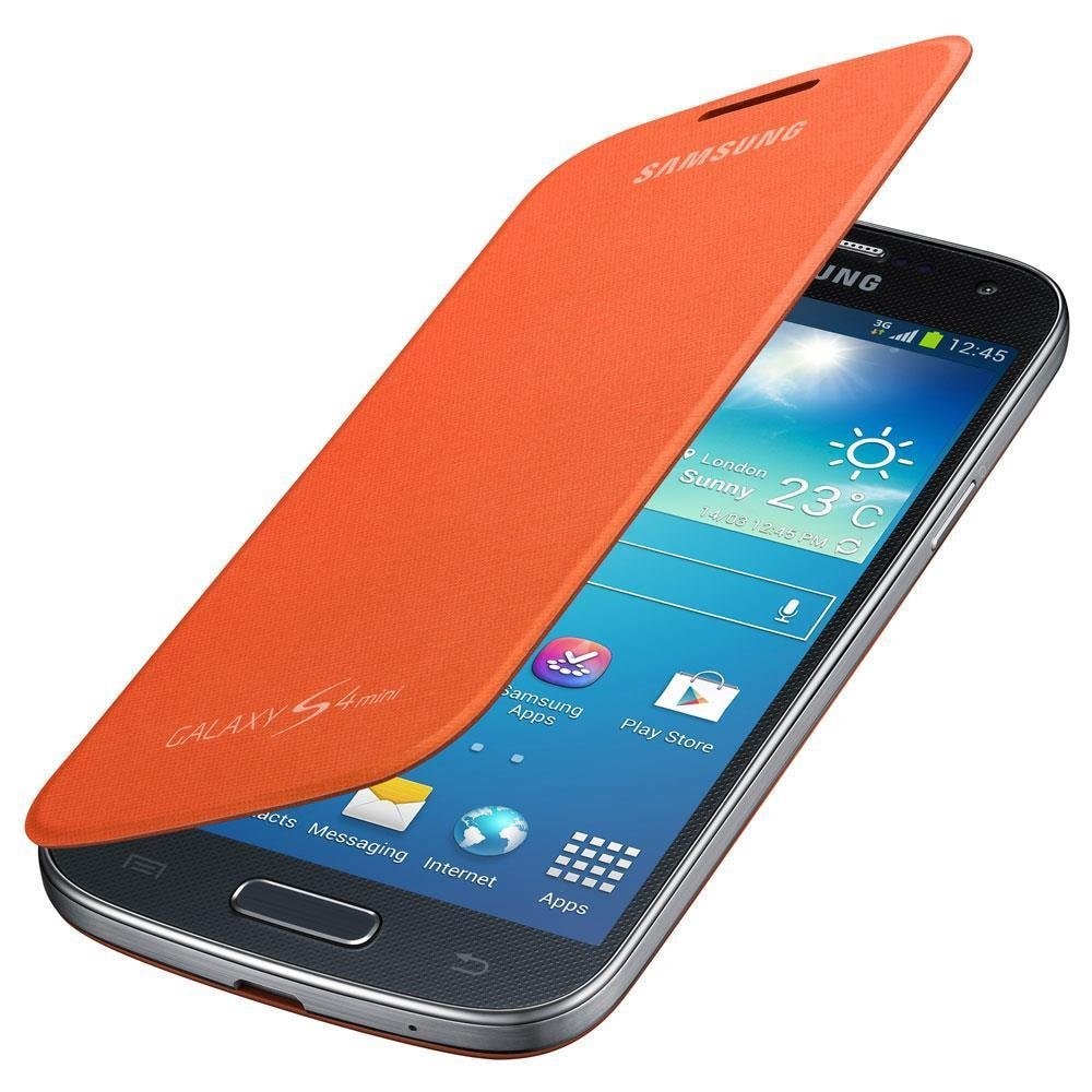 Original Samsung Galaxy S4 mini (GT-I9195) Flipcover orange