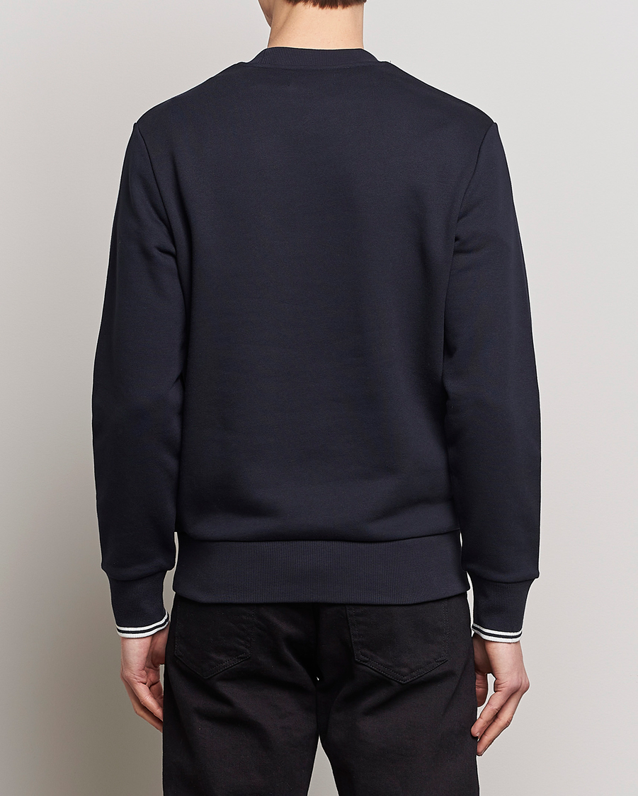 Fred Perry Crew Neck Sweatshirt Navy