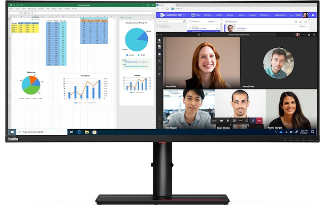 Lenovo LCD-Monitor »ThinkVision P40w-20« 100,441 cm/39,7 ″  5120 x 2160 px 75 Hz