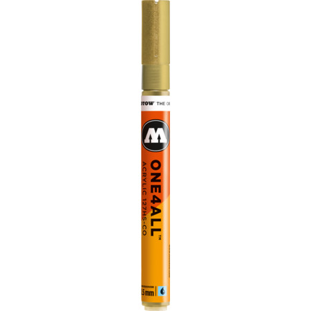 Molotow One4All 127HS-CO 1.5 mm by MolotowAcrylmarker - metallic gold - 1.5 mm