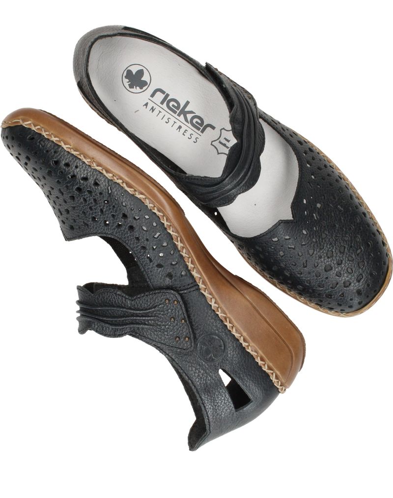 Rieker Sandalen Blauw Dames
