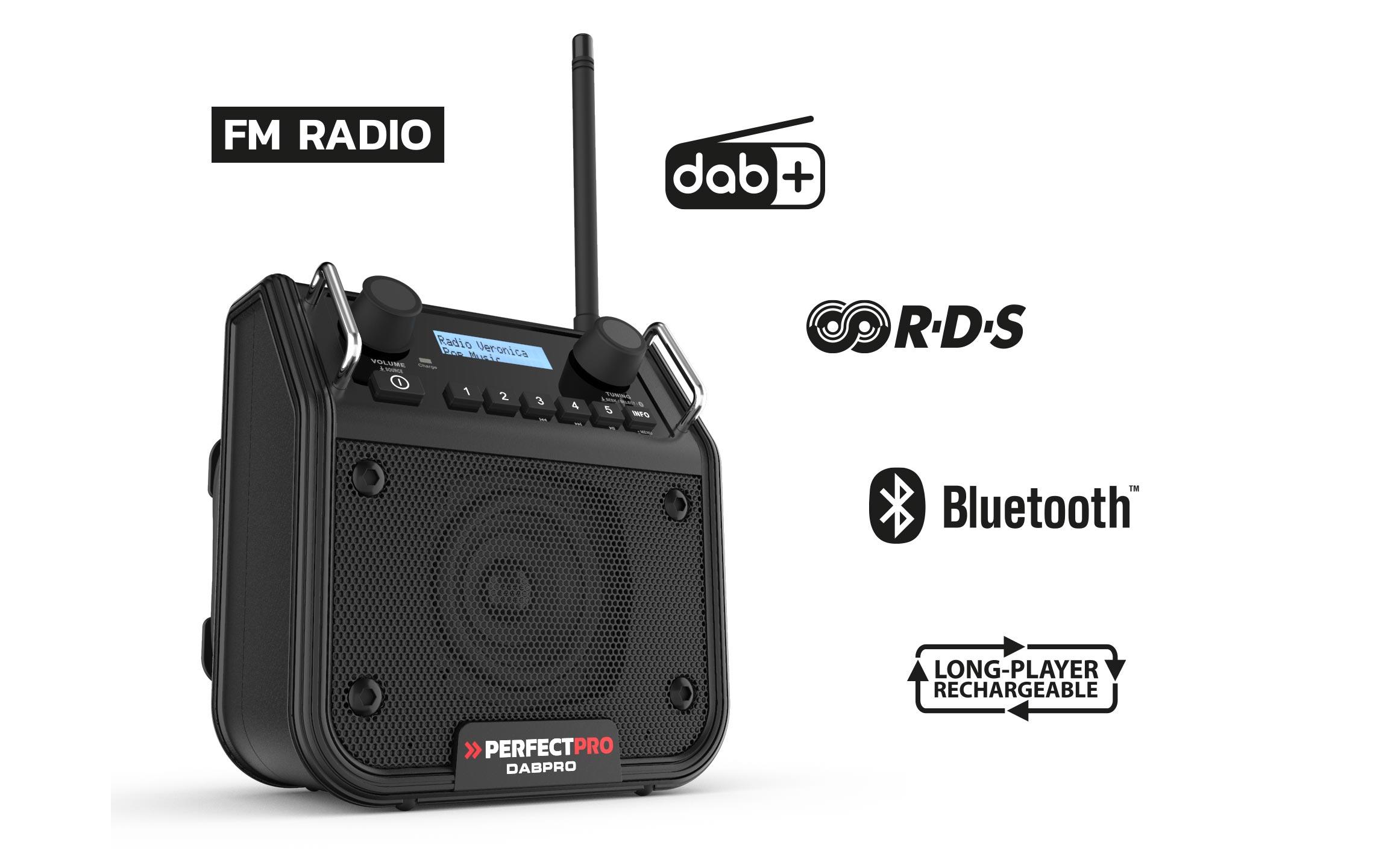 DAB+ Radio DABPRO Schwarz<br>Das beliebte Einsteigermodell