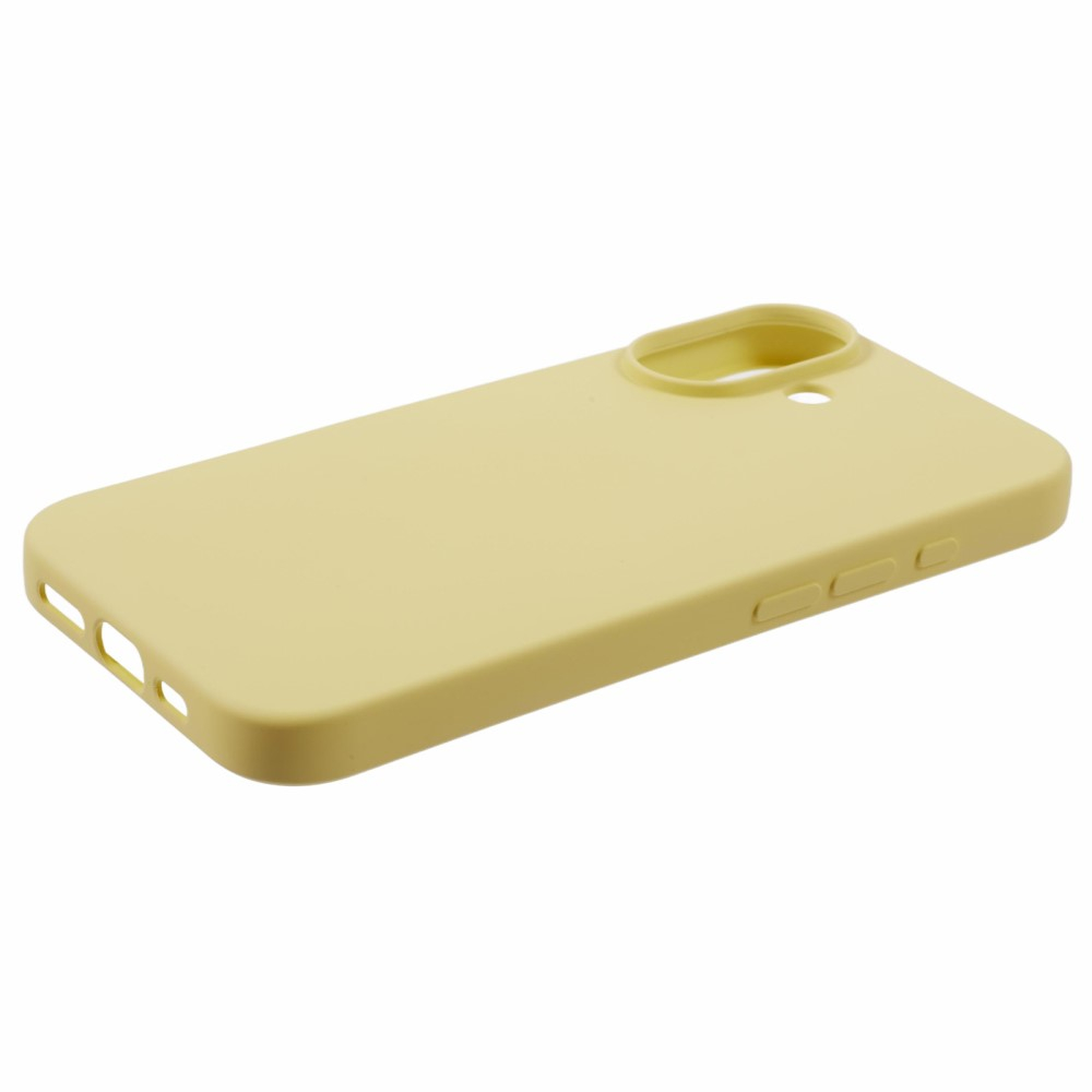iPhone 16 Gummi Case Schutzhülle - Gelb (Matt)