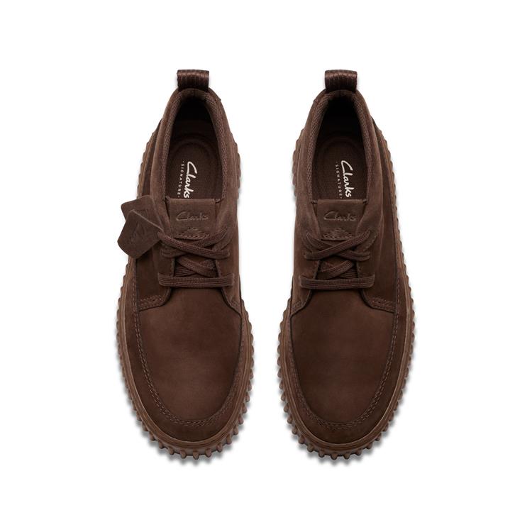 Clarks Torhill Lacehi Wijdte G dark brown nub