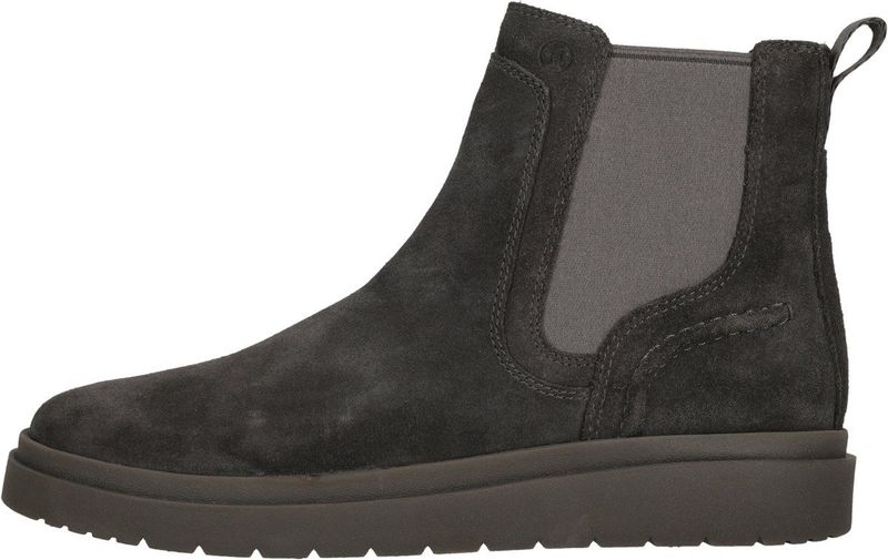 Clarks - Polden Easy - Leren Enkellaarsjes - Grijs - Casual