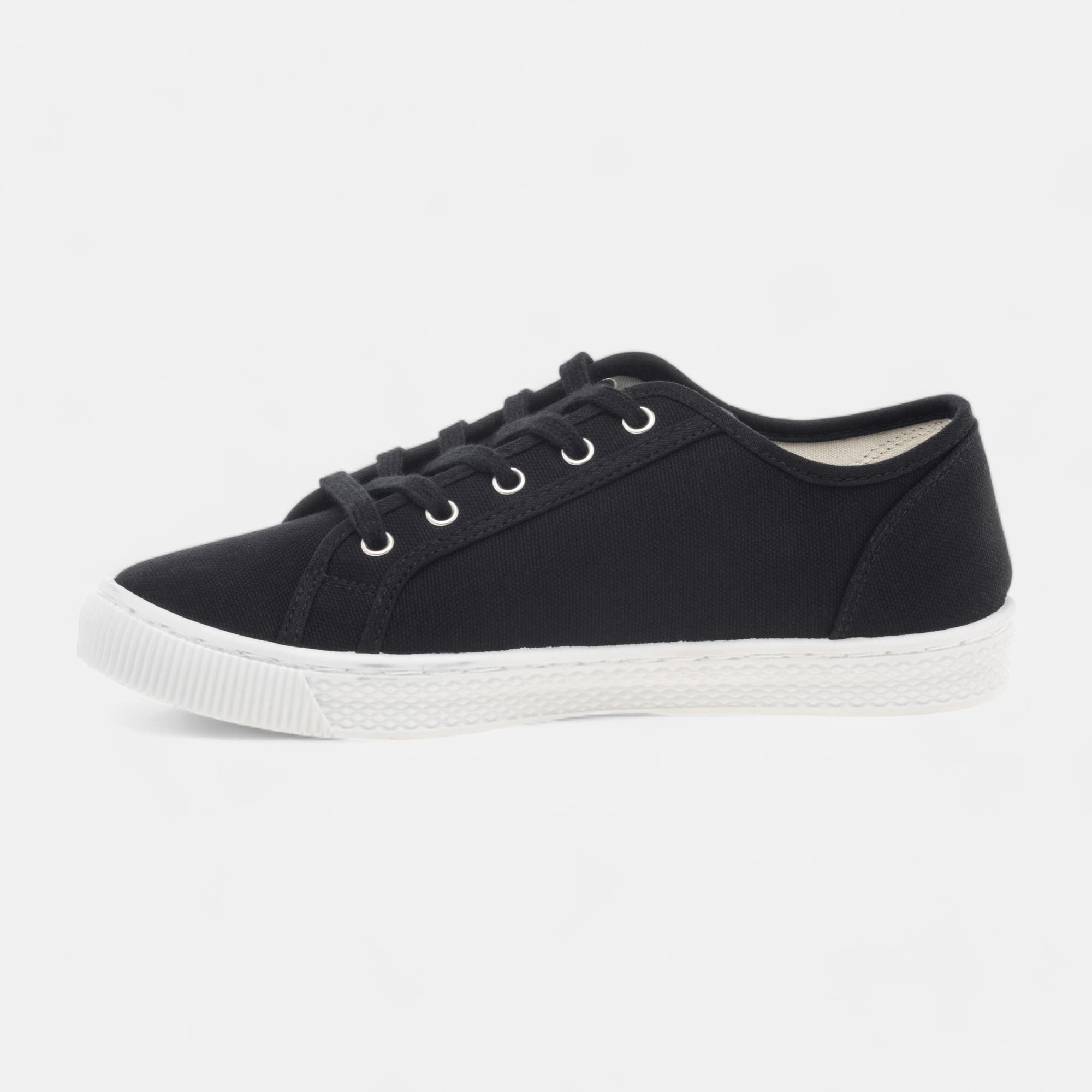 Baskets en toile Femme noir