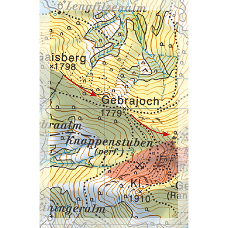 Freeride Map Kitzbühel Ost - Ski