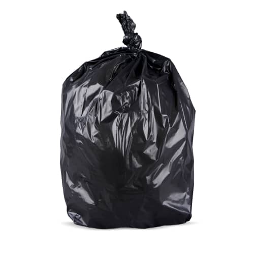 Sacs poubelle 200L PEBD noir 65µm sans lien Paredes