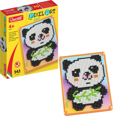 Quercetti Pixel Art Hobbysett Basic Panda 943 Deler