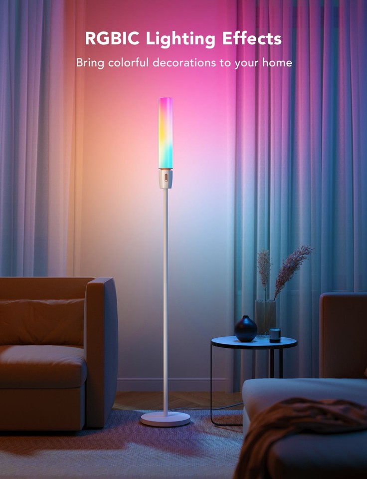Govee - RGBICWW Cylinder Floor Lamp