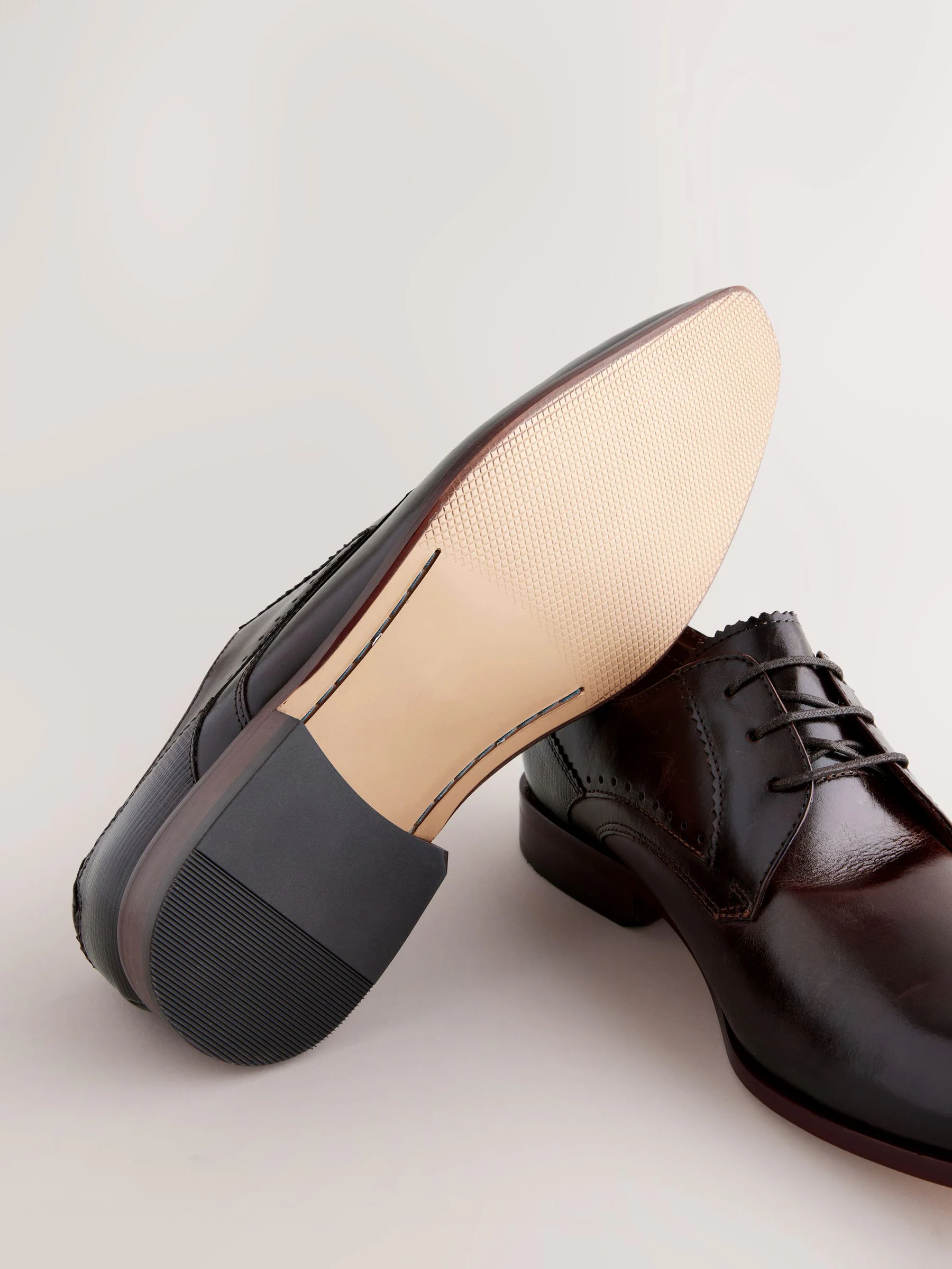 Bruin - Leren Derby schoenen