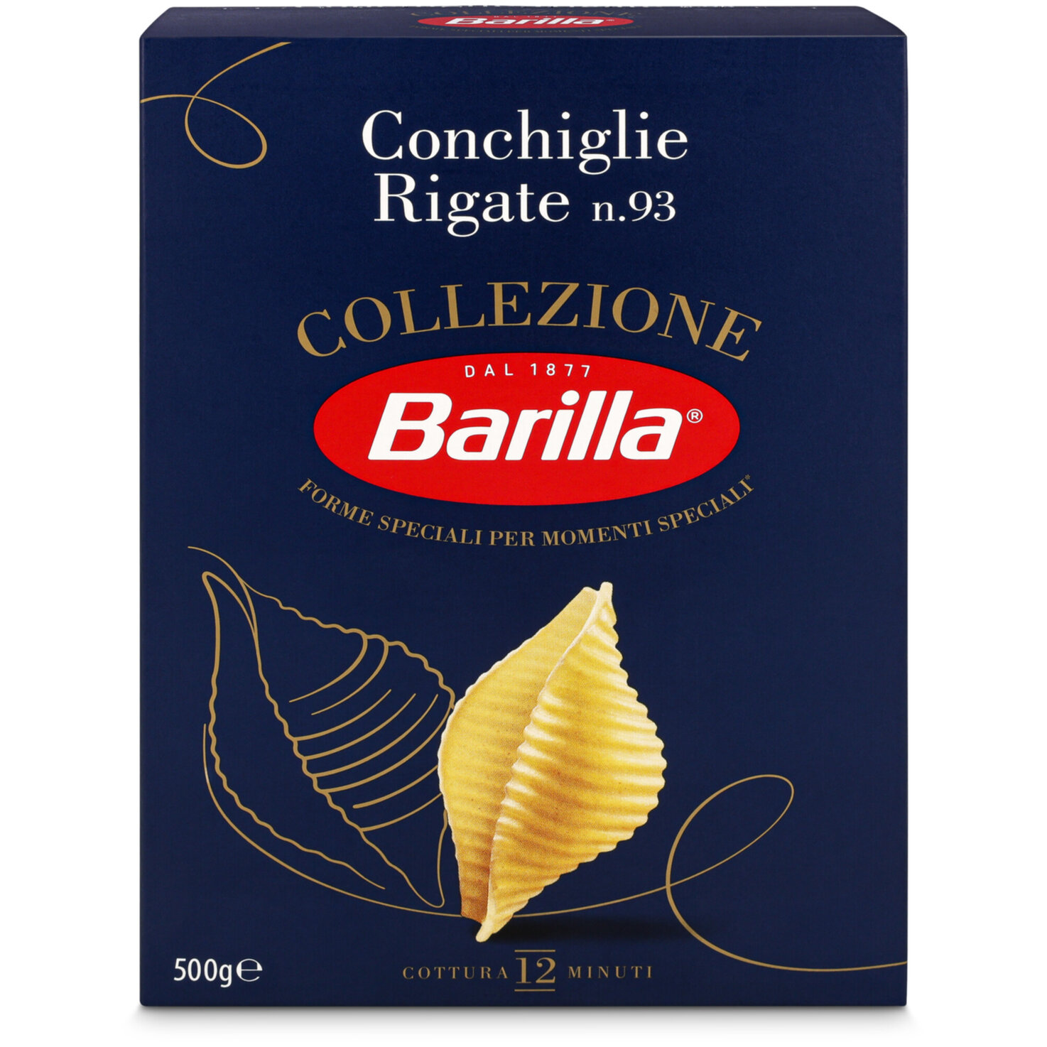 Barilla Collezione Conchiglie Rigate