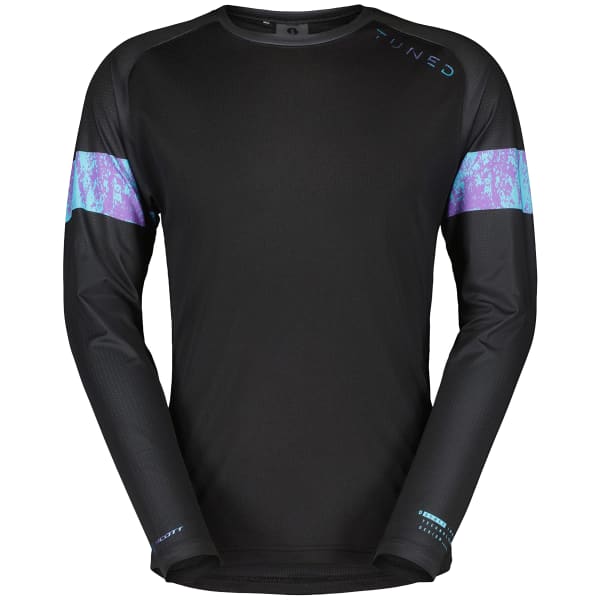 Maillot VTT SCOTT TEE M'S TRAIL TUNED LS BLACK
