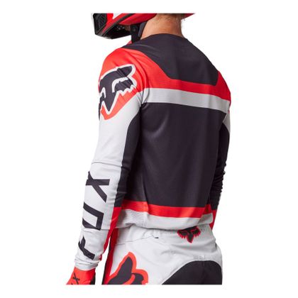 Maillot cross Fox FLEXAIR EFEKT 2024 - Rouge / Noir