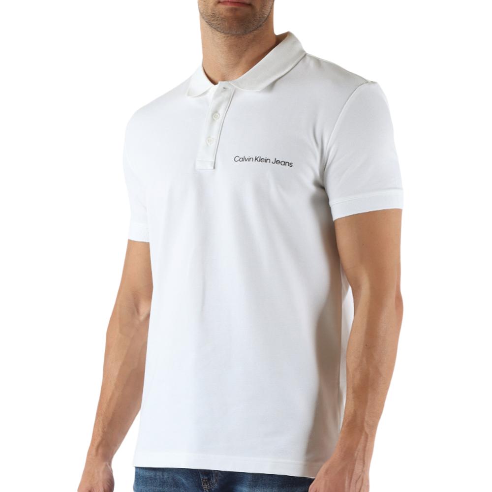 Calvin Klein Jeans Polo Blanc Homme Calvin Klein Jeans Institutional