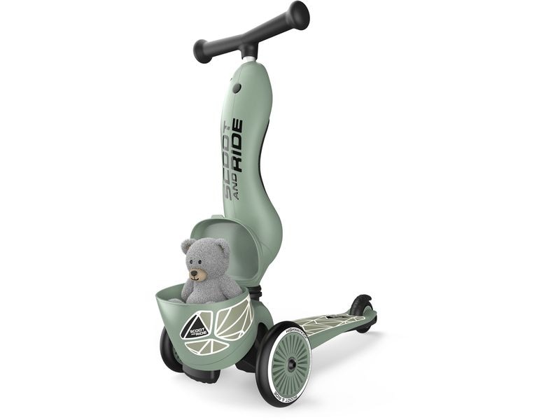 Scoot and Ride Stuntscooter Green lines Grün Scooter mit Sitz