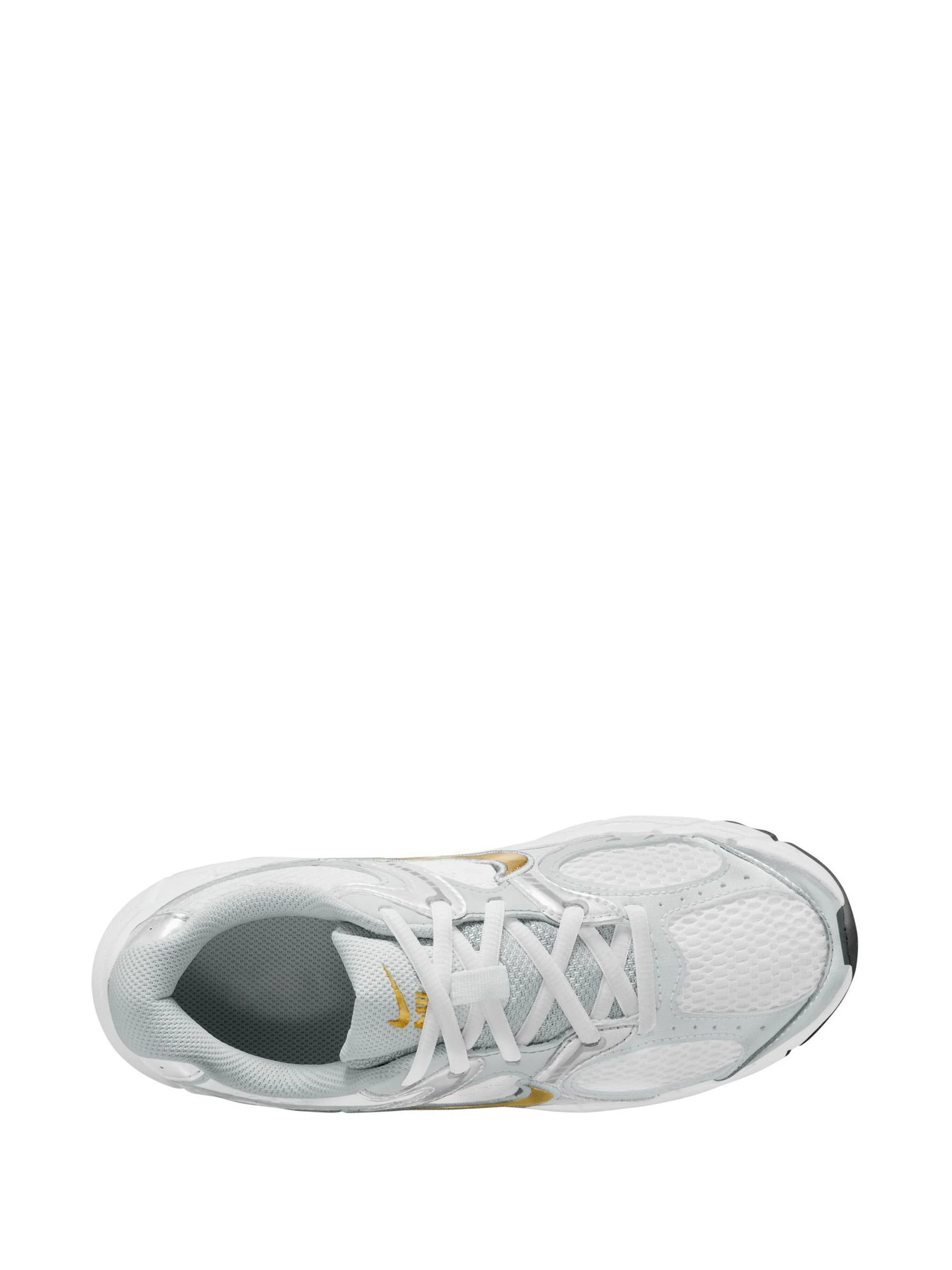 Wit/grijs/Goud - Nike Youth V5 Runner Trainers