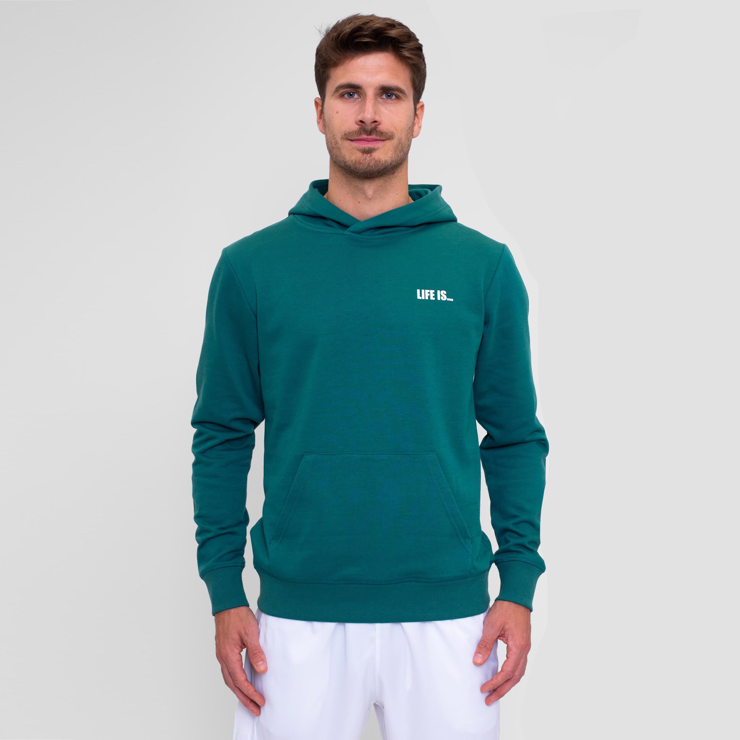 BIDI BADU Spike Chill Sweat À Capuche Hommes - Vert Foncé