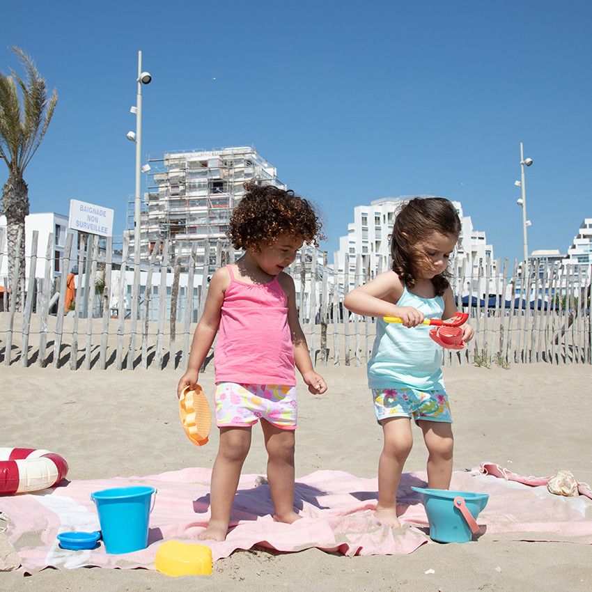 Short imprimé pour bébé fille - Lilas