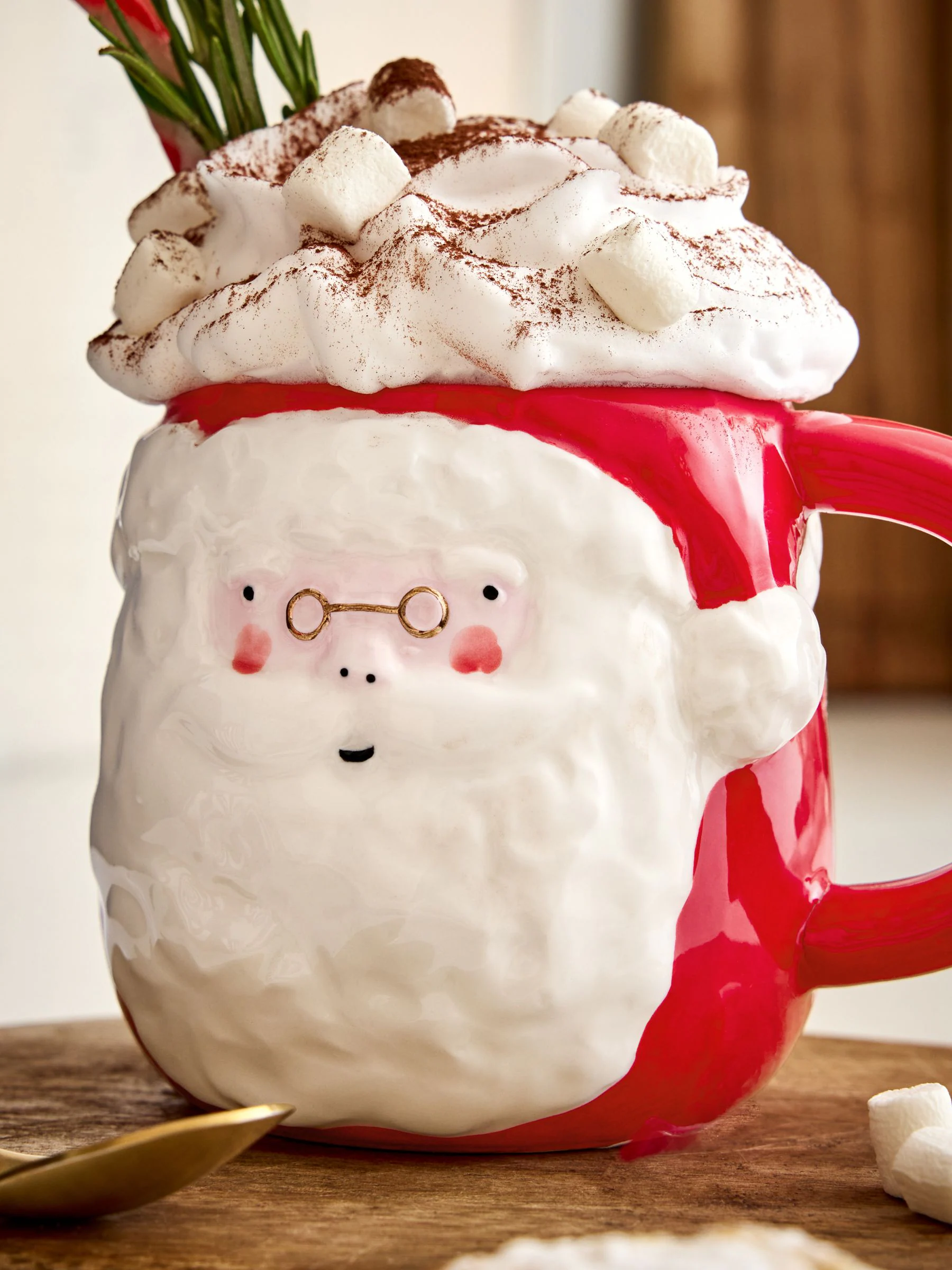 Kerstmok met kerstman