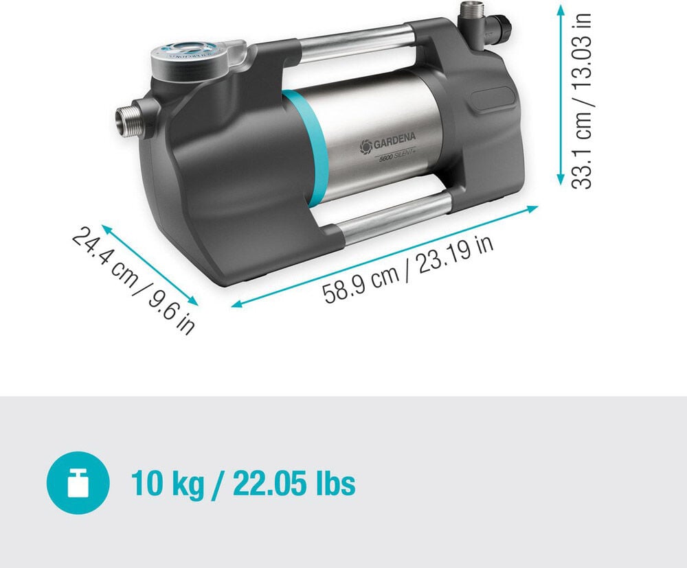 Gardena 5600 Silent  - Beregeningspomp - 5600 l/u