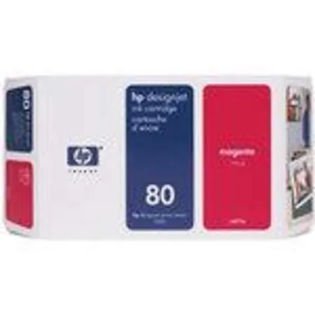 HP Original Tintenpatrone Nr. 80 Magenta, 175 ml