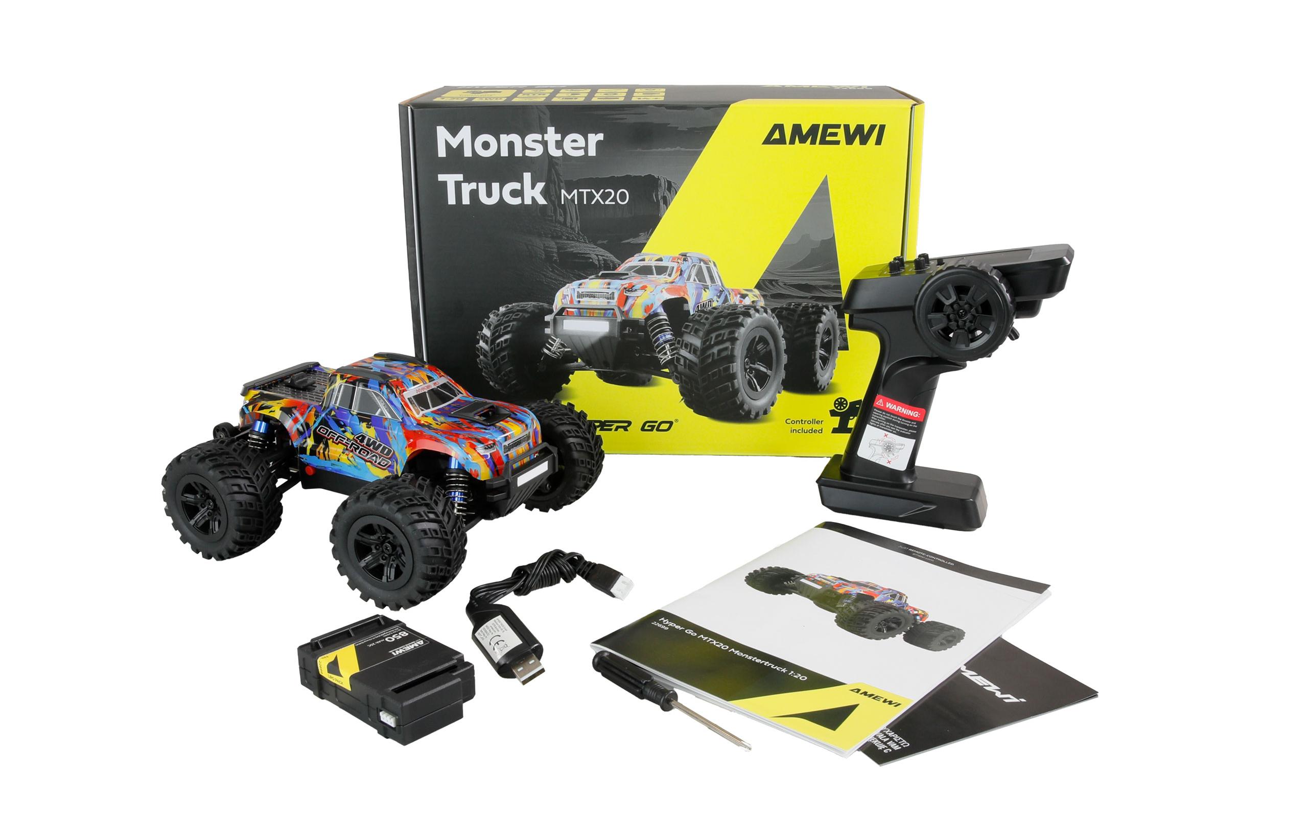 Monster Truck Hyper Go MTX20 1:20 RTROff-Road Fahrzeug mit brushless Motor