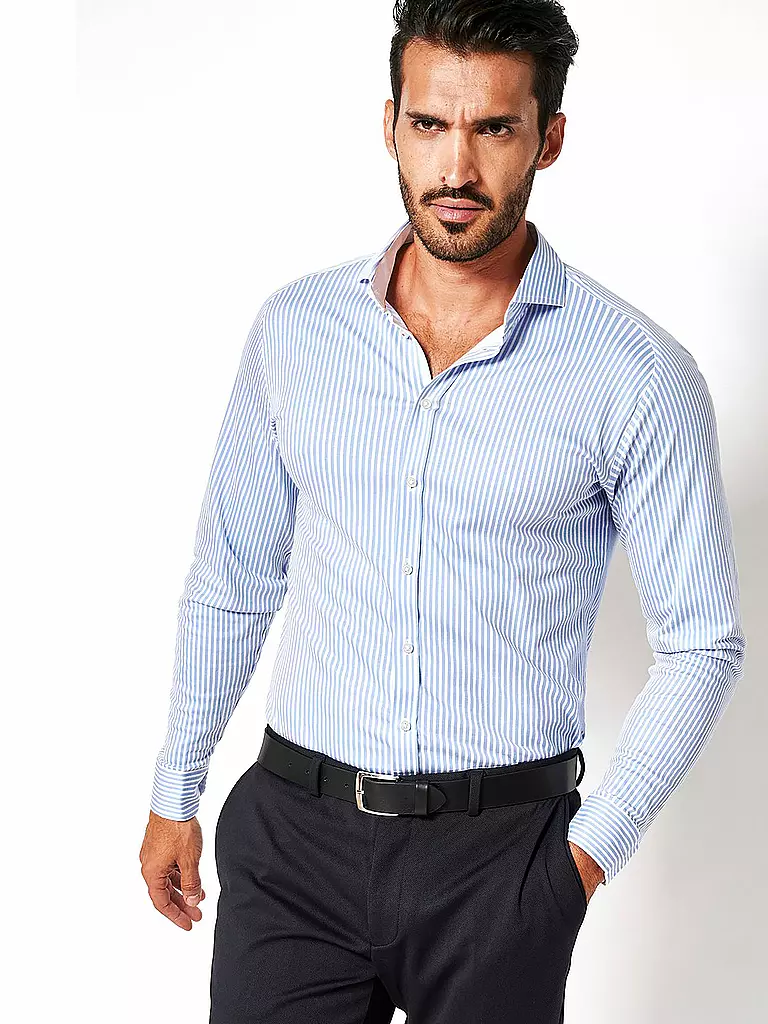 DESOTO Jerseyhemd blau