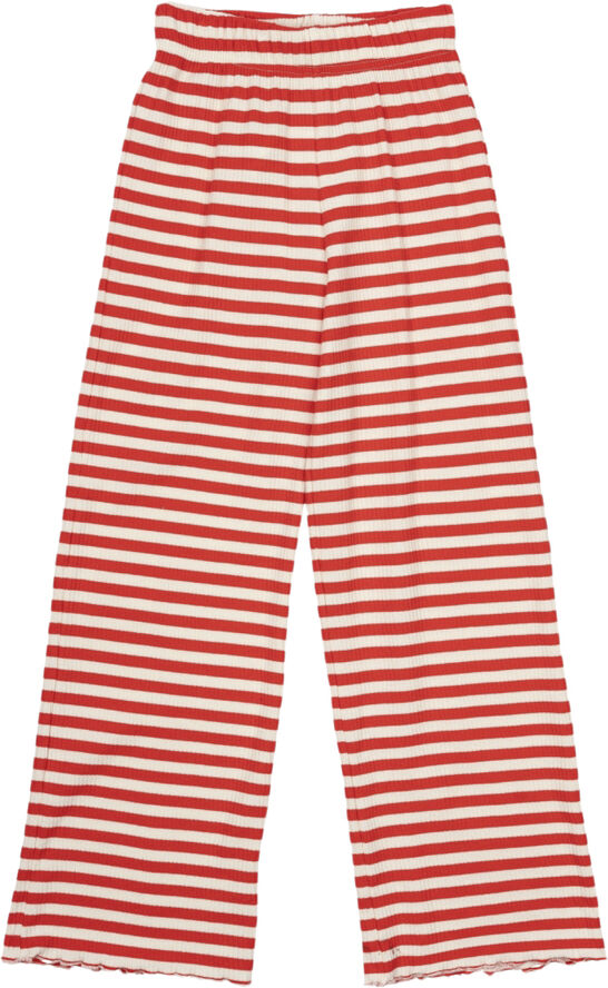 The New TNMoore Wide Rib Pants Poppy red striped