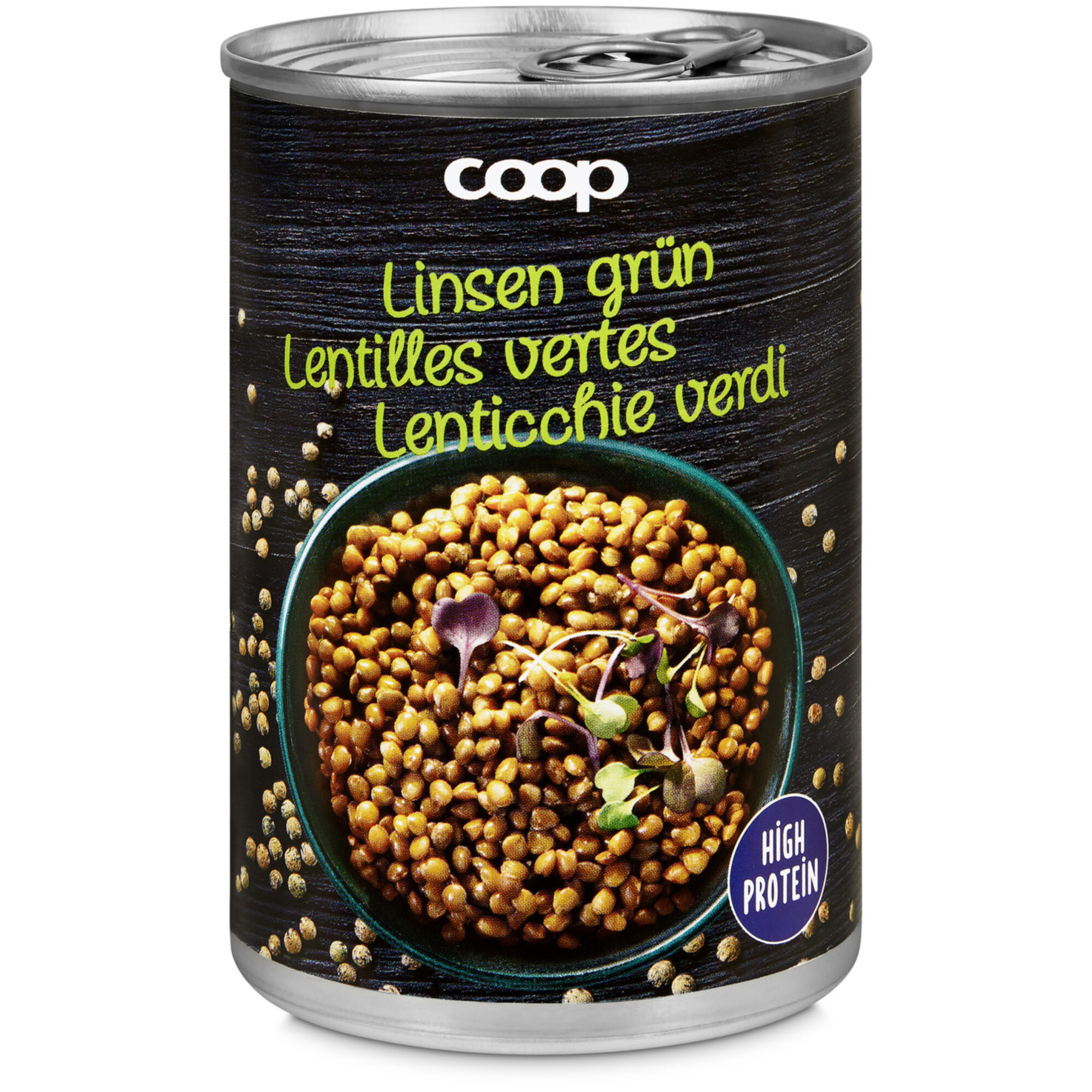 Grüne Linsen