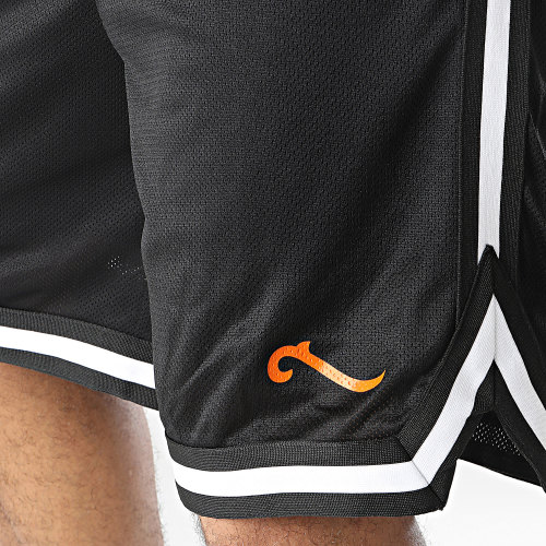 Short Jogging Wave Noir Orange