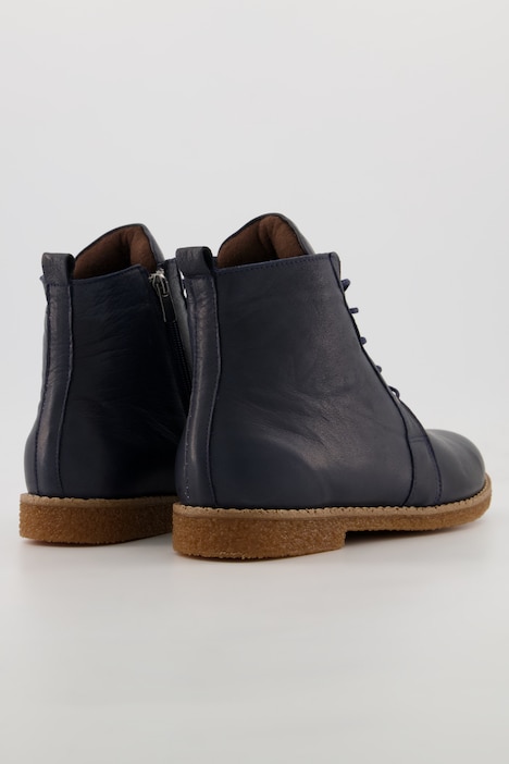 Lederboots, Nappaleder, Reißverschluss, Weite G