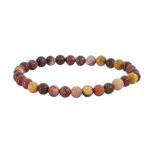 Bracelet - jaspe mokaïte 6mm