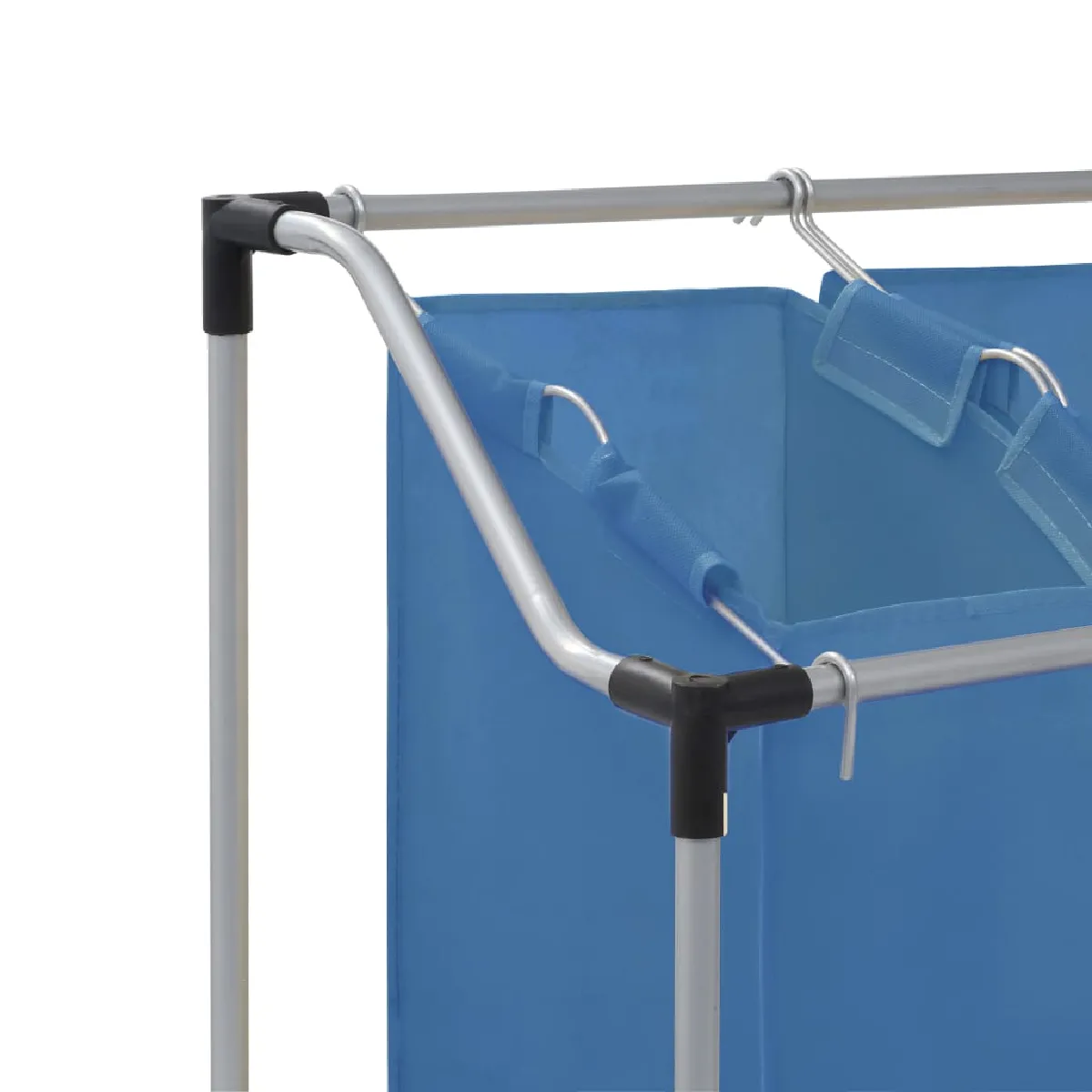 vidaXL Trieuse à Linge - Bleu Acier