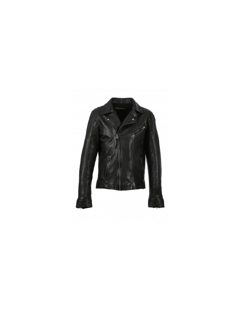 OAKWOOD BLOUSON BIKER ANDY BLACK HOMME