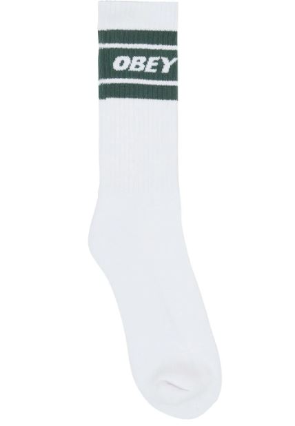 Obey Cooper II Socks White / Brown Sugar