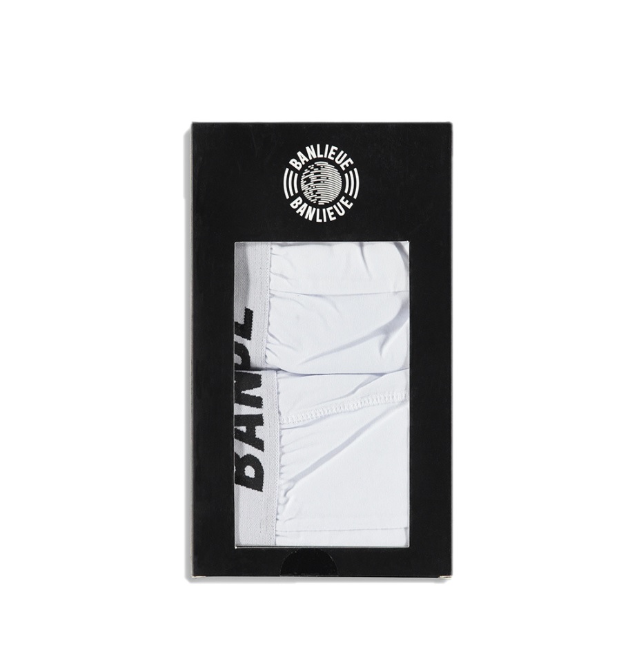 Banlieue 2-Pack Boxers Heather Heren Wit