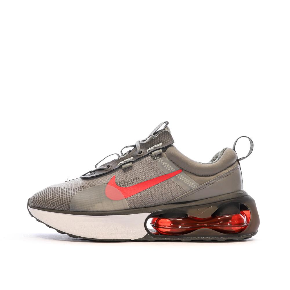 Nike Baskets Grises/Rouges Garçon Nike Air Max 2021