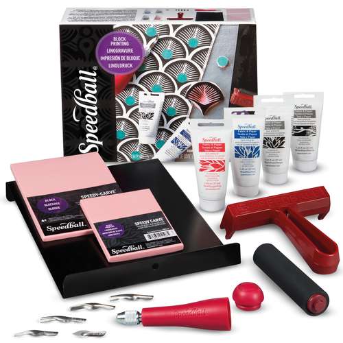Speedball® Deluxe Textil-Linoldruck-Set