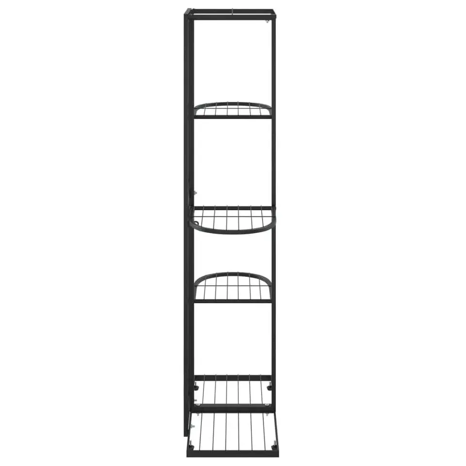 vidaXL - Standaard - Zwart - Metaal - 43 x 22 x 98 cm